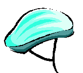 Clipart image of a helmet